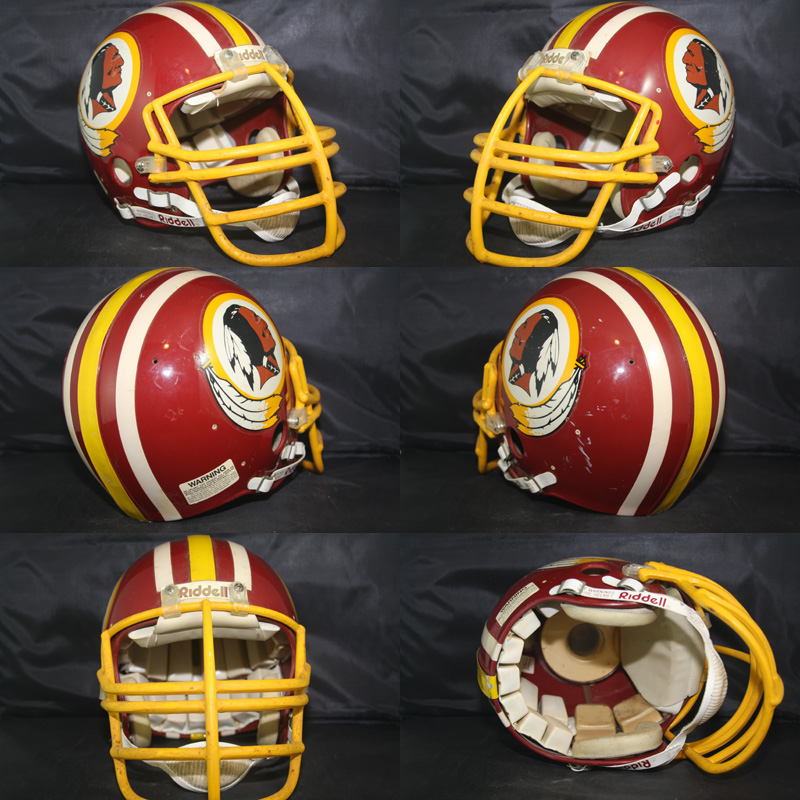 Real Stuff Sports Game Used Football Helmets