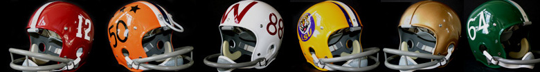 Vintage College Helmets