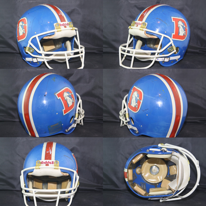 Real Stuff Sports Game Used Football Helmets