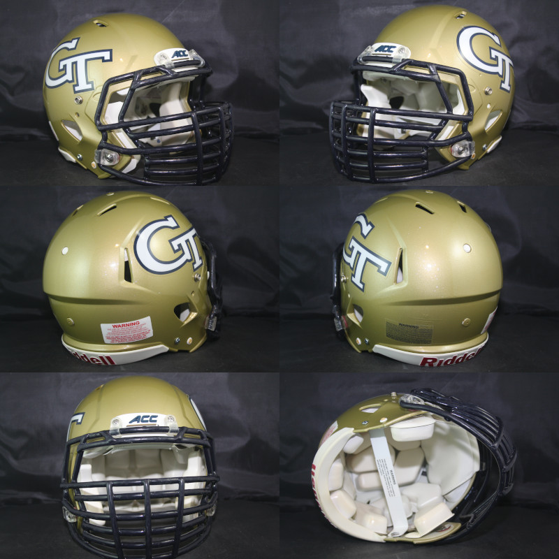 Real Stuff Sports Game Used Football Helmets