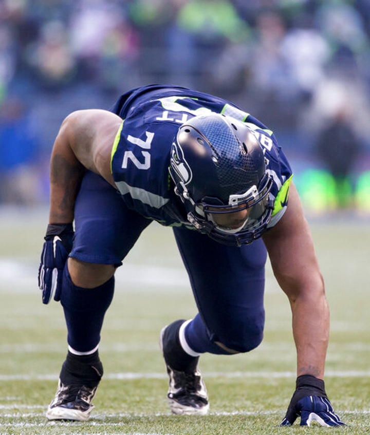 Buy the Seattle Seahawks Michael Bennett #72 Nike Pro Bowl NFL