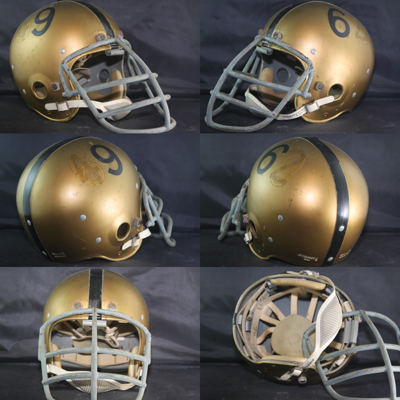 Real Stuff Sports Game Used Football Helmets