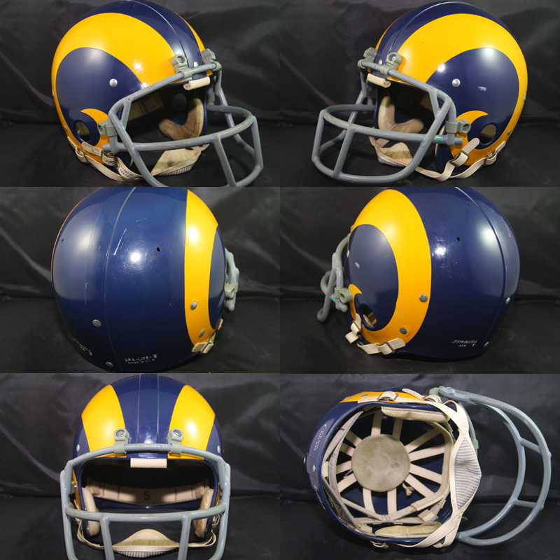 Real Stuff Sports Game Used Football Helmets