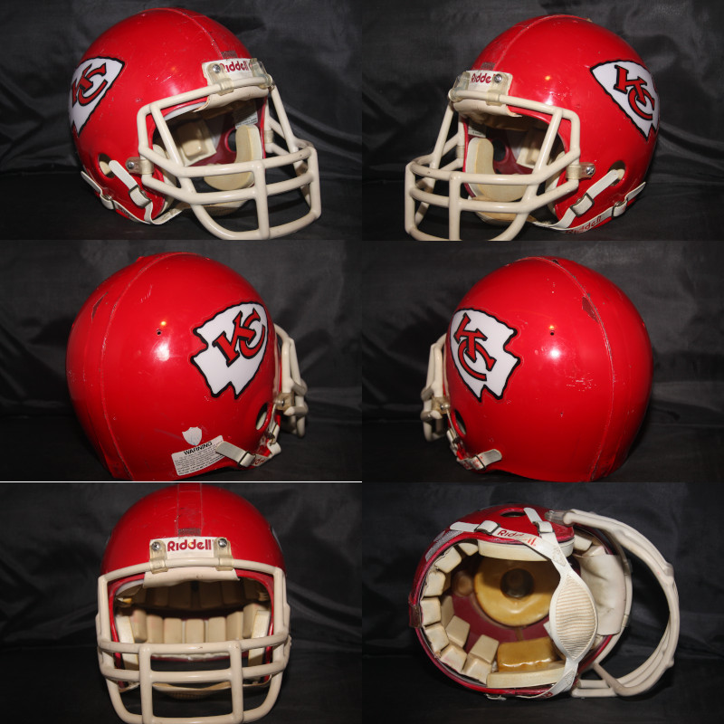 KANSAS CITY CHIEFS VINTAGE 80s LOUISVILLE MFG HELMETHAT NFL