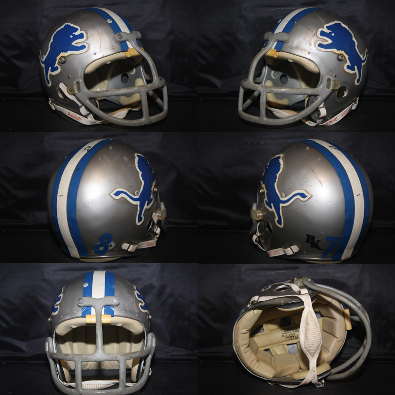 Real Stuff Sports Game Used Football Helmets