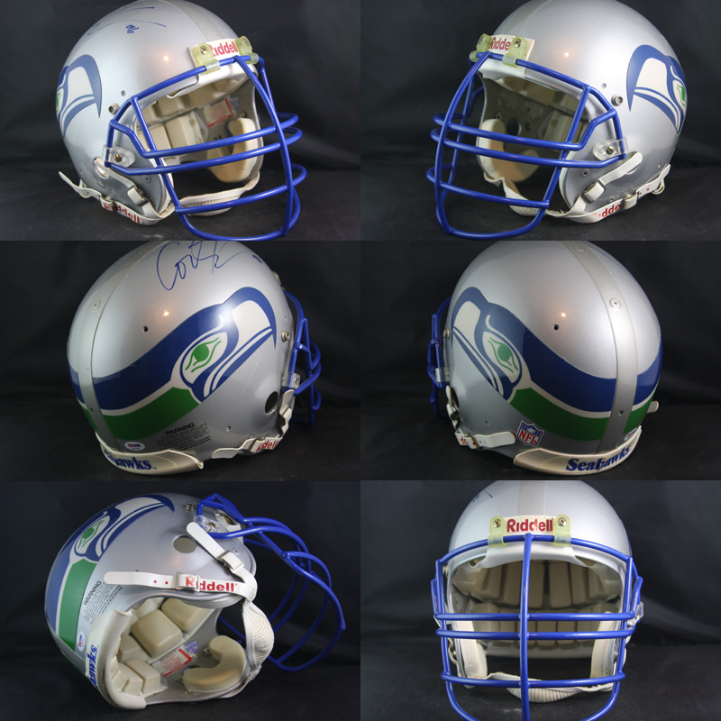 Cortez Kennedy Game Used Seattle Seahawks Helmet