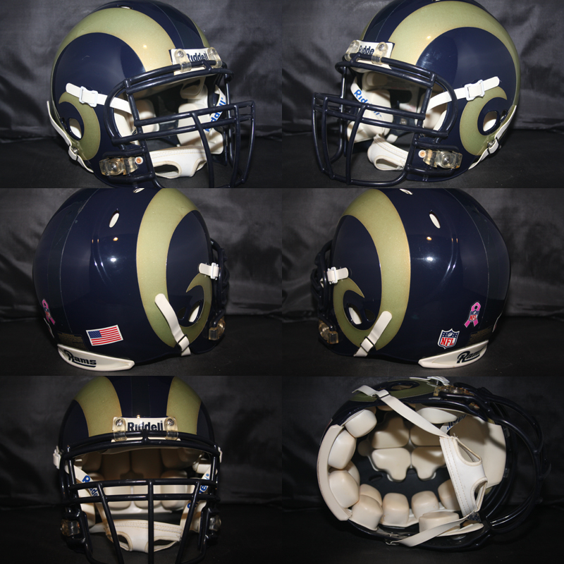 Real Stuff Sports Game Used Football Helmets