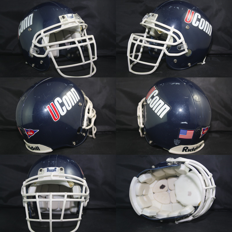 Real Stuff Sports Game Used Football Helmets